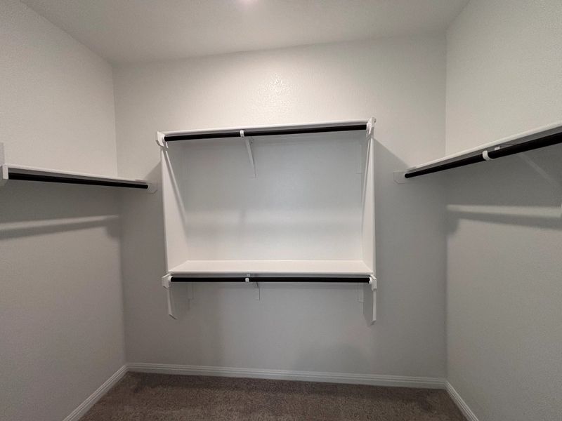 Primary closet