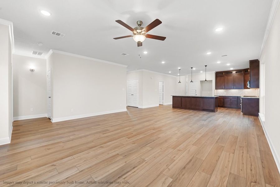 Spacious, unfurnished interior of a new home in Hartrick Ranch, Temple (Image 10). Spacious, unfurnished interior of a new home in Hartrick Ranch, Temple (Image 10).