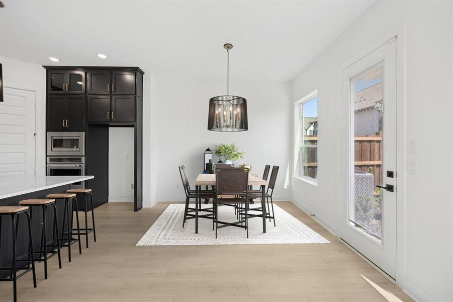 Furnished interior view inside a new home in Greenville Heights, Dallas (Image 15). Furnished interior view inside a new home in Greenville Heights, Dallas (Image 15).