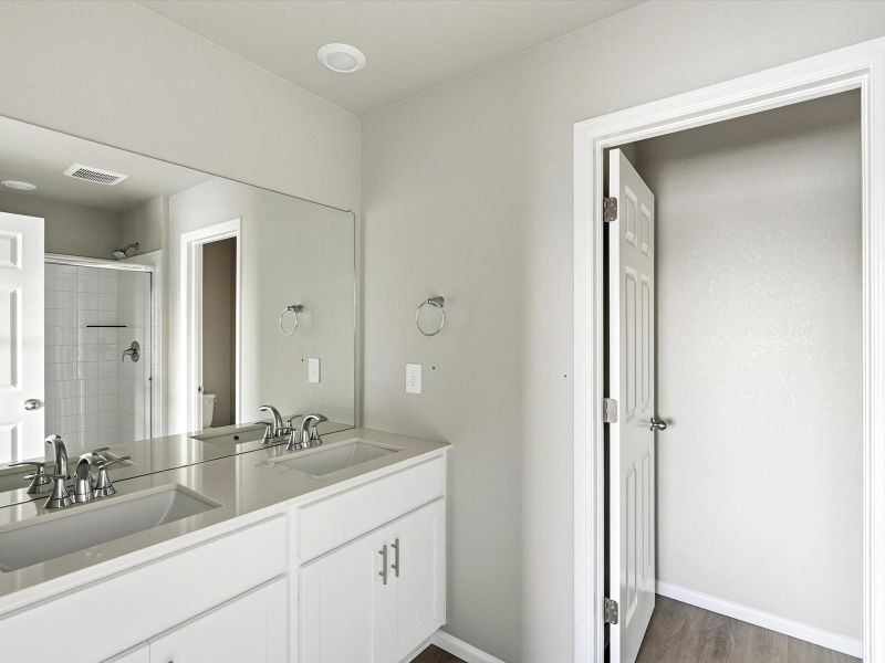 Furnished interior view inside a new home in York Station, Thornton (Image 5).
