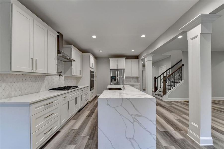 Furnished interior view inside a new home in , Lilburn (Image 8).