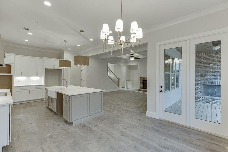 Furnished interior view inside a new home in , Jefferson (Image 5).