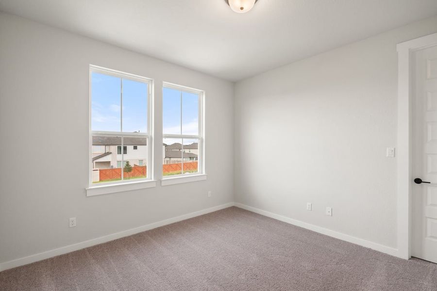 Spacious, unfurnished interior of a new home in Arbor Collection at Lariat, Liberty Hill (Image 45). Spacious, unfurnished interior of a new home in Arbor Collection at Lariat, Liberty Hill (Image 45).