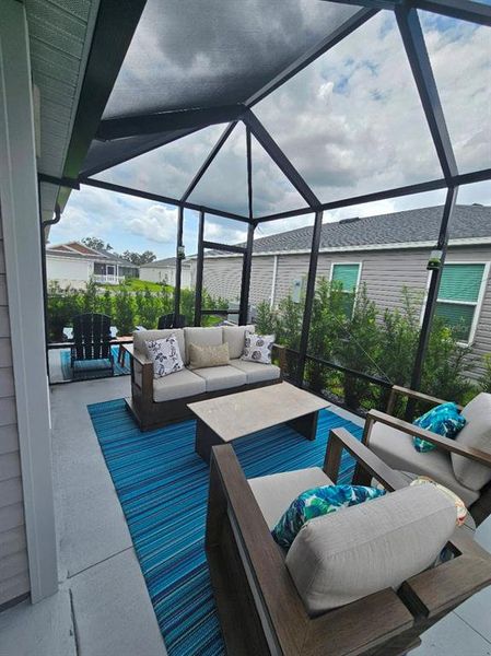 Exterior details and patio area of a home in , The Villages (Image 3).