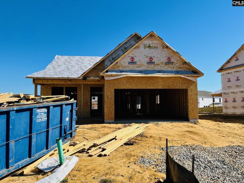 In-progress construction of a new home in Blythewood Farms, Blythewood, SC (Image 27).