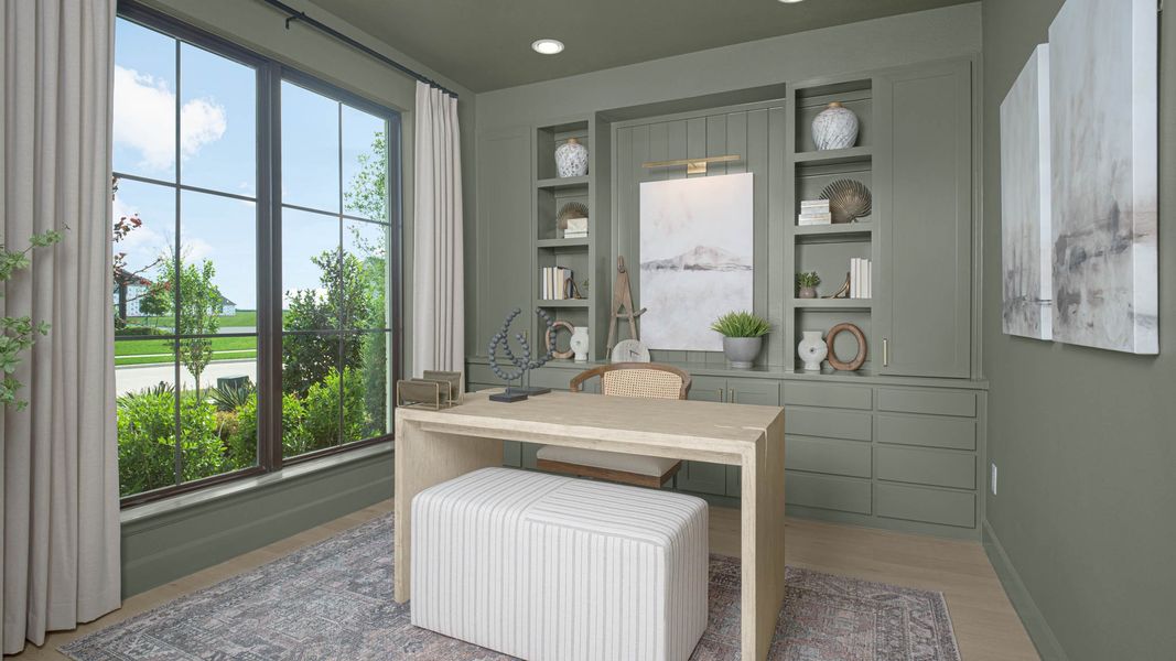 Furnished interior view inside a new home in Kallison Ranch, San Antonio (Image 9).