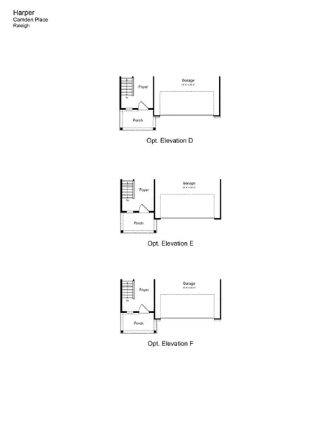2D floor plan layout of this home in Camden, Angier, NC (Image 3).