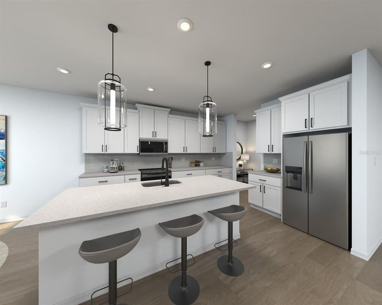 Furnished interior view inside a new home in , Zephyrhills (Image 4).