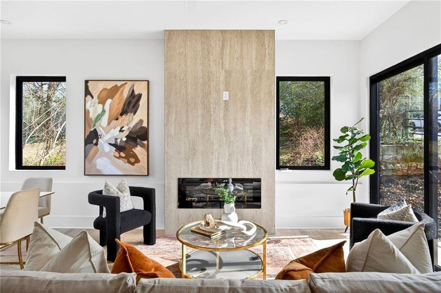 Furnished interior view inside a new home in , Atlanta (Image 33).