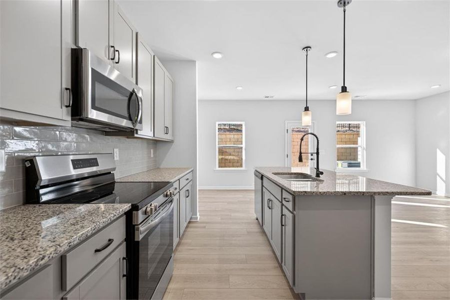 Furnished interior view inside a new home in Sanders Park, Austell (Image 5).