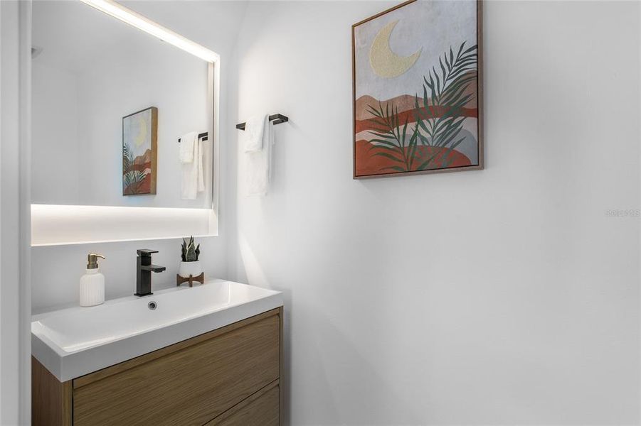 Furnished interior view inside a new home in , St. Petersburg (Image 19).