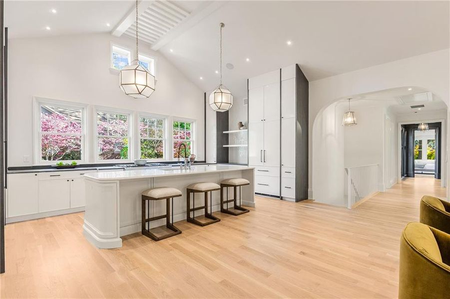 Furnished interior view inside a new home in , Atlanta (Image 33).