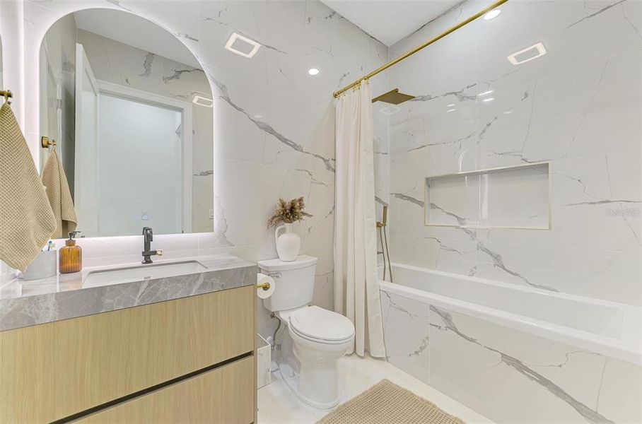 Furnished interior view inside a new home in , North Port (Image 45).