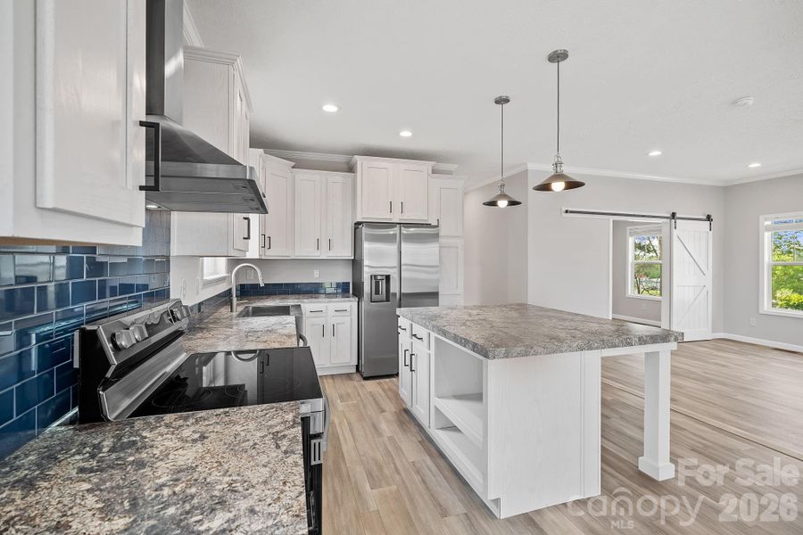Furnished interior view inside a new home in , Asheville (Image 12).