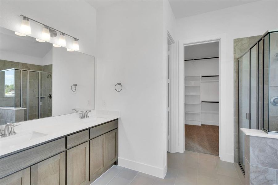 Furnished interior view inside a new home in Ten Mile Creek Estates, DeSoto (Image 6). Furnished interior view inside a new home in Ten Mile Creek Estates, DeSoto (Image 6).