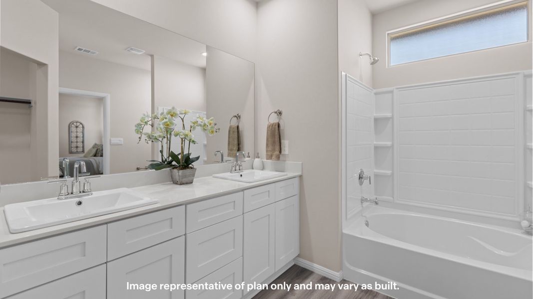 Representative furnished interior of a home built from the Oxford by D.R. Horton in Legacy South, Midland (Image 12). Representative furnished interior of a home built from the Oxford by D.R. Horton in Legacy South, Midland (Image 12).