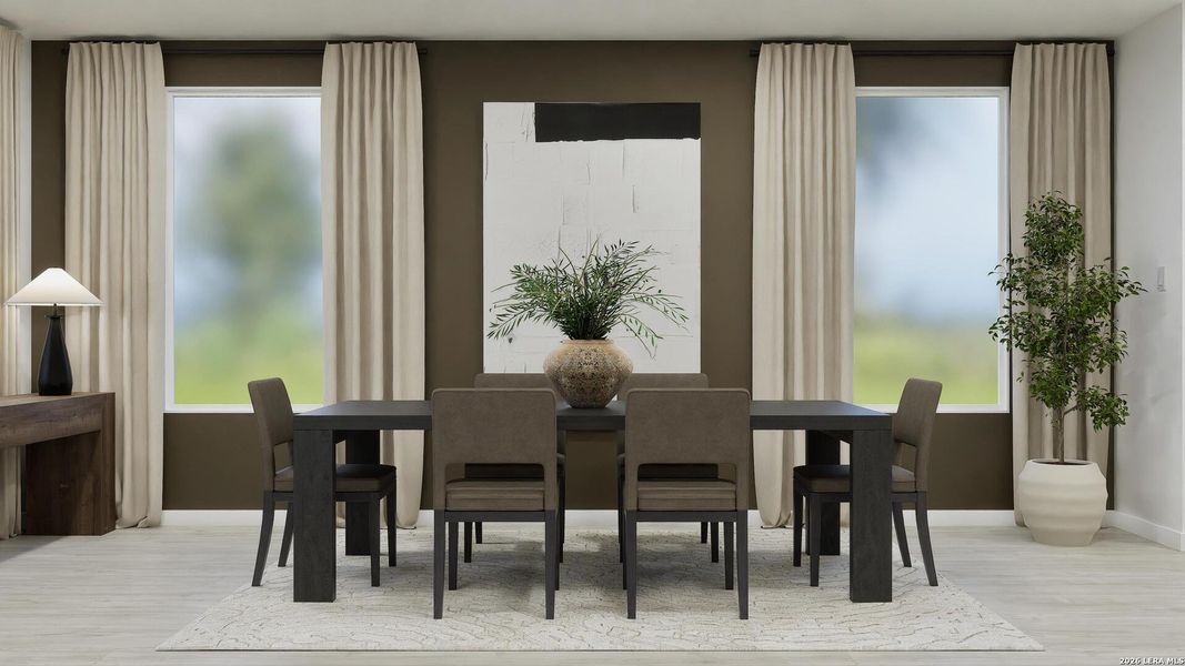 Furnished interior view inside a new home in Voss Farms, New Braunfels (Image 14).