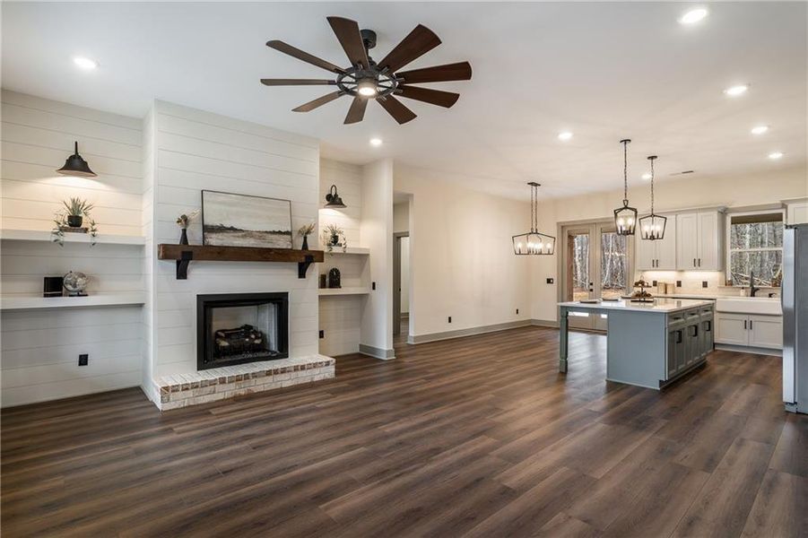 Furnished interior view inside a new home in , Talking Rock (Image 7).