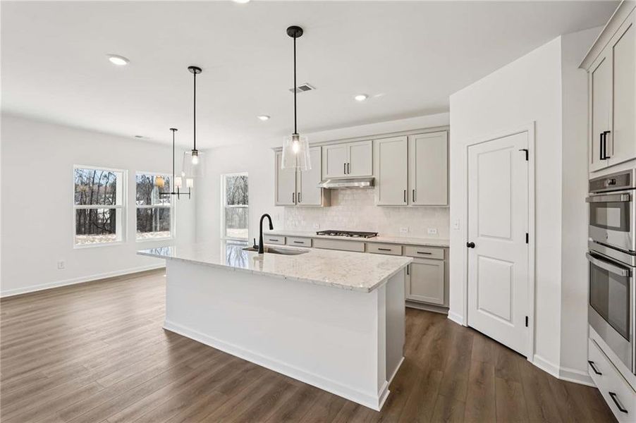 Furnished interior view inside a new home in Arbors at Richland Creek, Buford (Image 13).