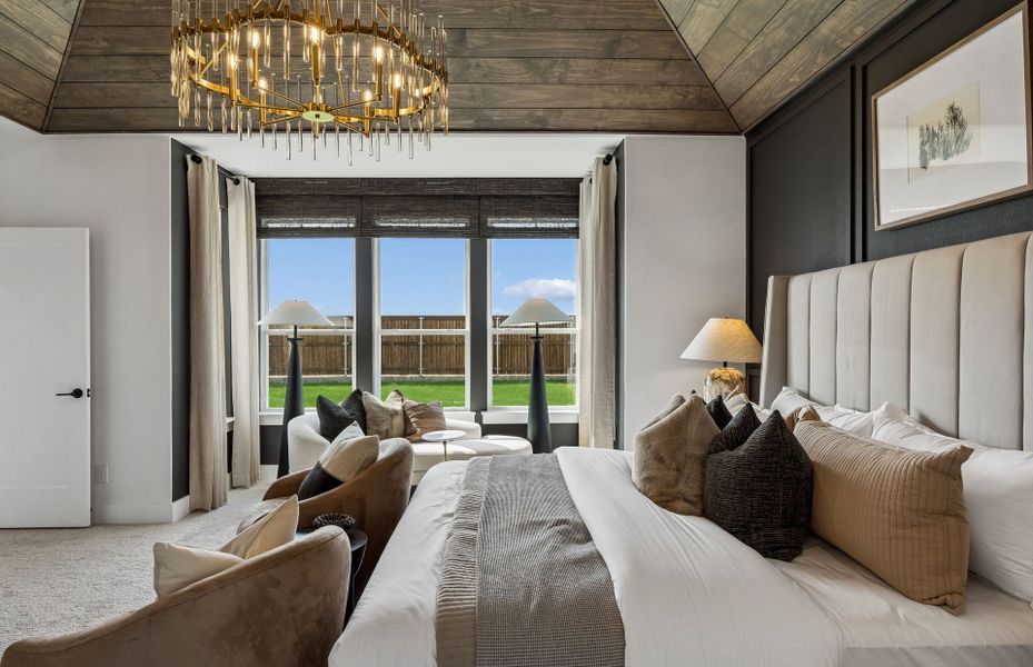 Representative furnished interior of a home built from the Rainier by Pulte Homes in Overland Grove, Forney (Image 9).