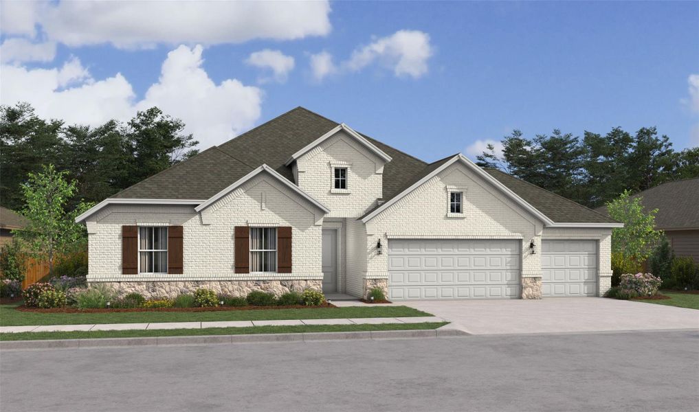 Gorgeous Frankfurt home design by K. Hovnanian Homes in elevation QA built in Steward Estates. (*Artist rendering used for illustration purposes only.) Gorgeous Frankfurt home design by K. Hovnanian Homes in elevation QA built in Steward Estates. (*Artist rendering used for illustration purposes only.)