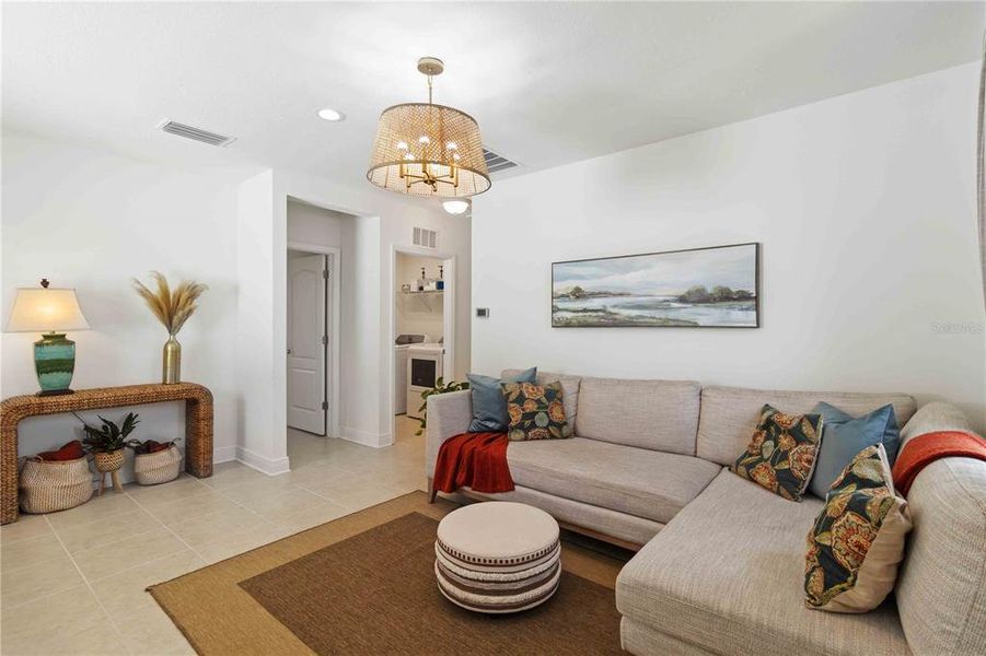 Furnished interior view inside a new home in , Sarasota (Image 6).