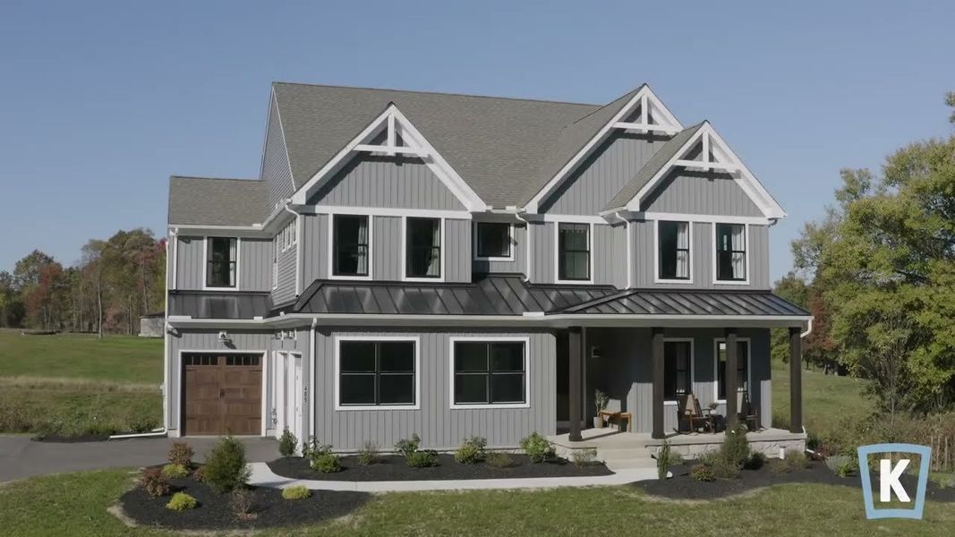 Representative exterior photo of a completed home built from the Covington by Keystone Custom Homes in McLean South Shore, Belmont, NC (Image 30).