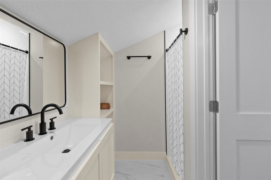 Furnished interior view inside a new home in , Shepherd (Image 16).