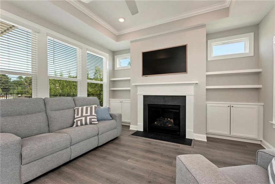 Furnished interior view inside a new home in , Dacula (Image 9). Furnished interior view inside a new home in , Dacula (Image 9).