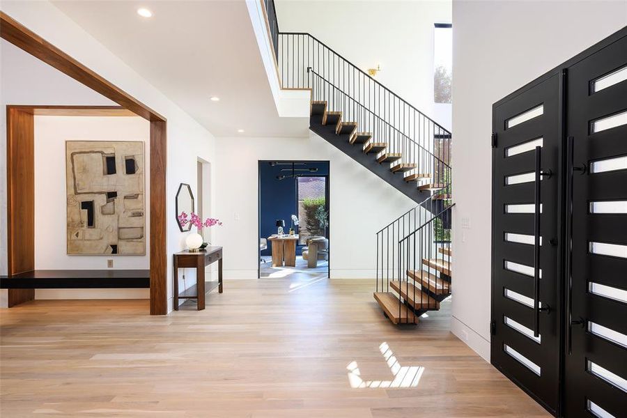 Furnished interior view inside a new home in , Dallas (Image 4).