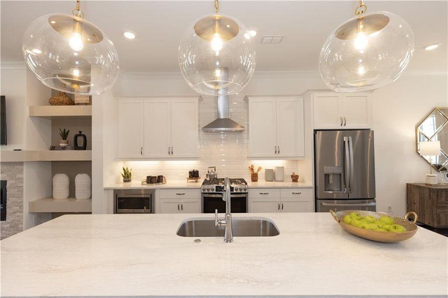 Furnished interior view inside a new home in Waterside Condos, Peachtree Corners (Image 8).
