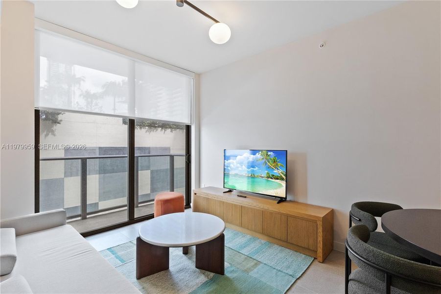 Furnished interior view inside a new home in , Miami (Image 8).