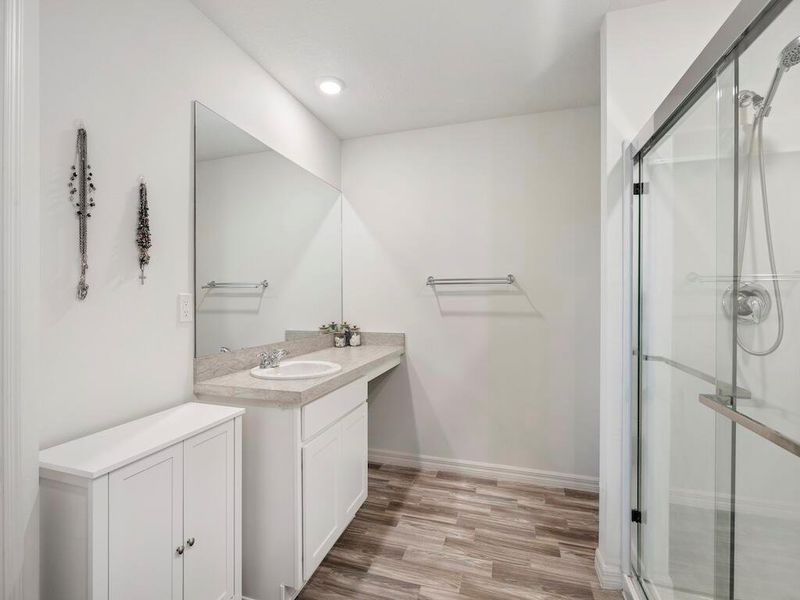 Furnished interior view inside a new home in , Port St. Lucie (Image 15).