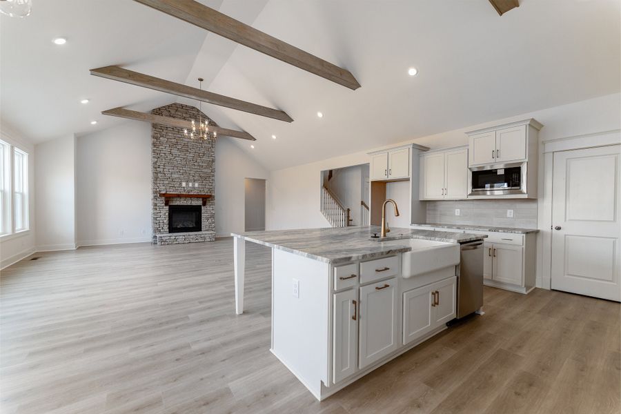 Furnished interior view inside a new home in Aden Woods, Fairview (Image 9). Furnished interior view inside a new home in Aden Woods, Fairview (Image 9).
