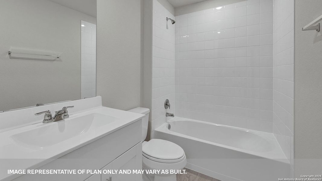 Furnished interior view inside a new home in Whisper South, San Marcos (Image 11).