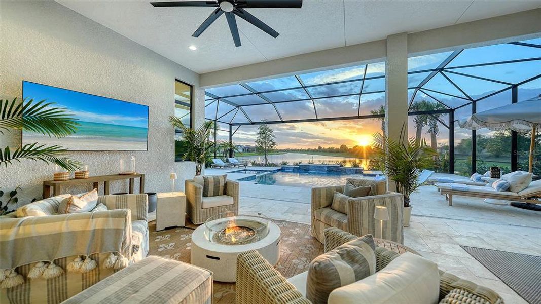 Exterior details and patio area of a home in , Sarasota (Image 28).