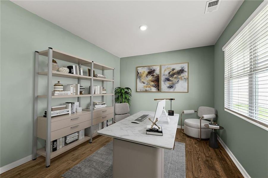 Furnished interior view inside a new home in , Dallas (Image 8).