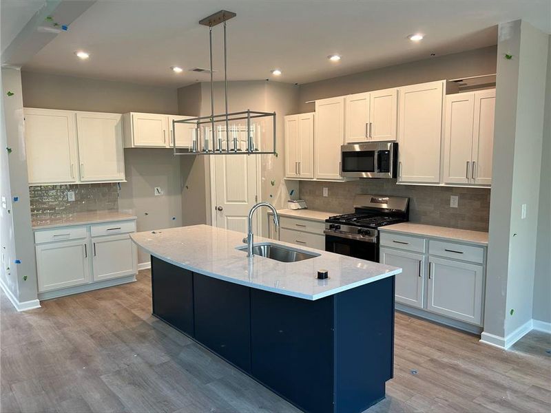 Furnished interior view inside a new home in The Reserve At Liberty Park, Braselton (Image 3).