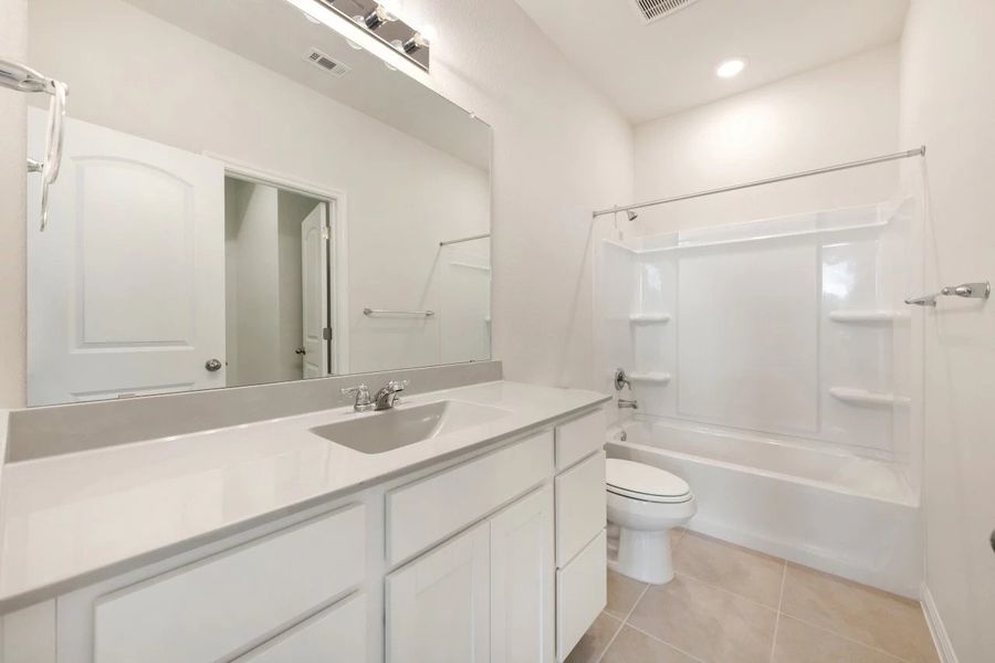 Furnished interior view inside a new home in Lariat, Liberty Hill (Image 8).