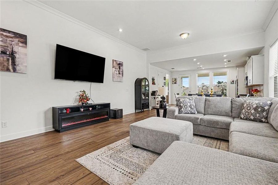 Furnished interior view inside a new home in , Hoschton (Image 20).