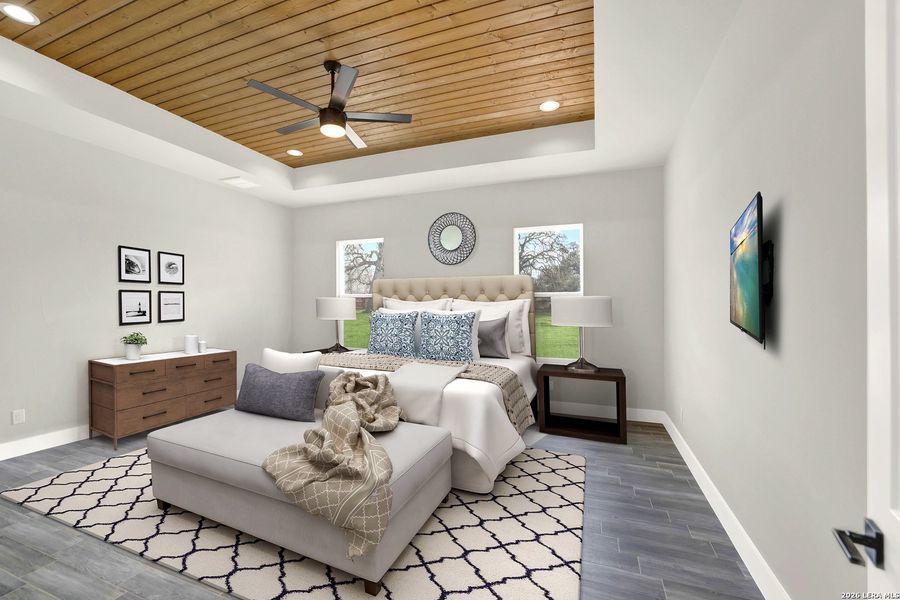 Furnished interior view inside a new home in , La Vernia (Image 36).