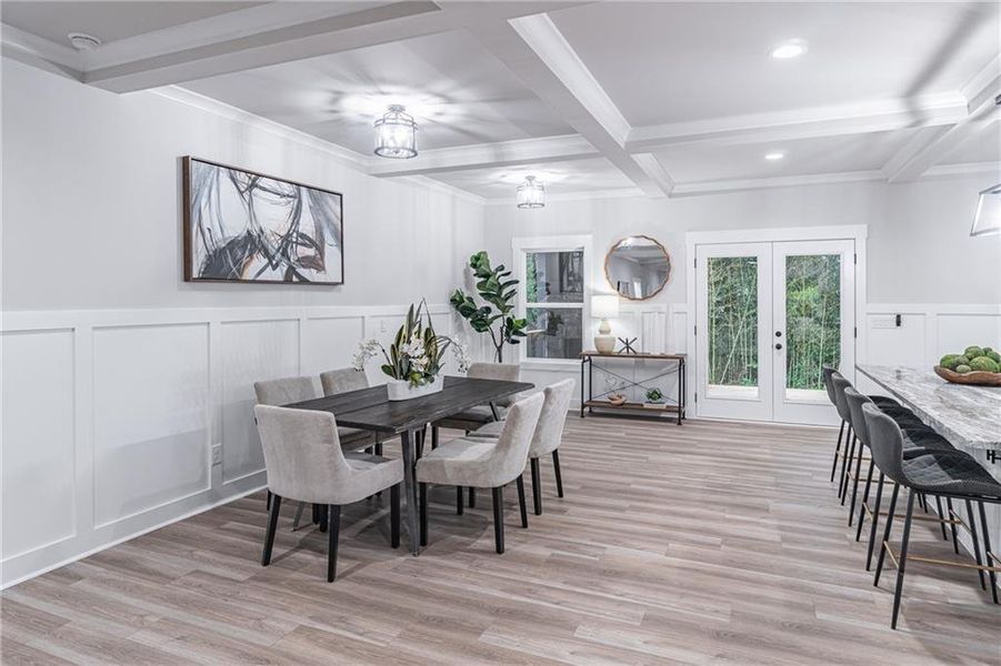 Furnished interior view inside a new home in , Braselton (Image 31).