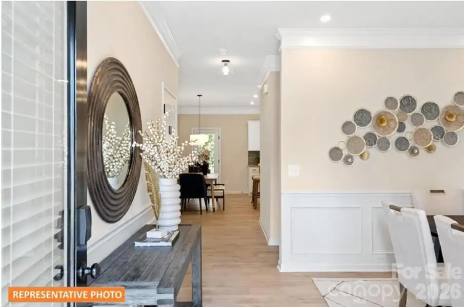 Furnished interior view inside a new home in Catawba Trace, Catawba (Image 6).