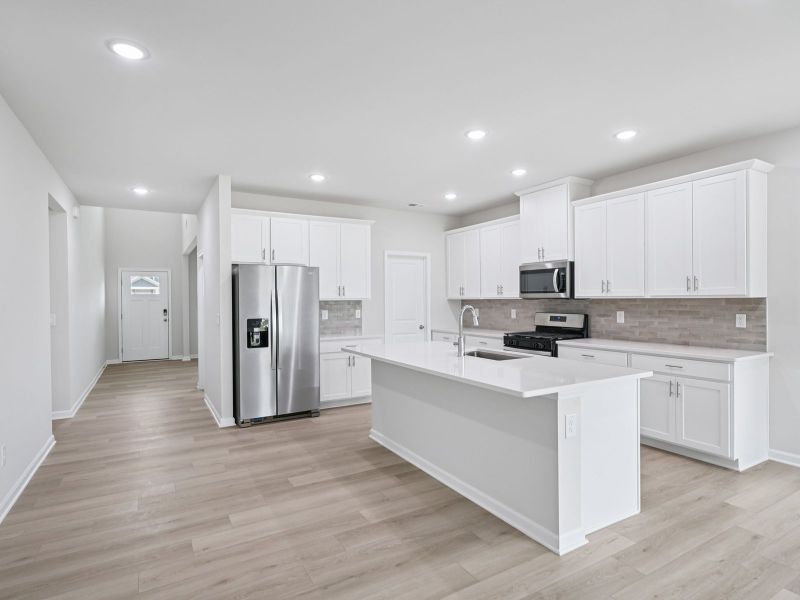 Furnished interior view inside a new home in Oak Manor - Signature Series, Garner (Image 3).