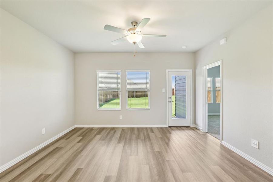 Photo is not of the actual home, but is an inspirational photo of builder’s model home and may depict options, furnishings, and/or decorator features that are not included.