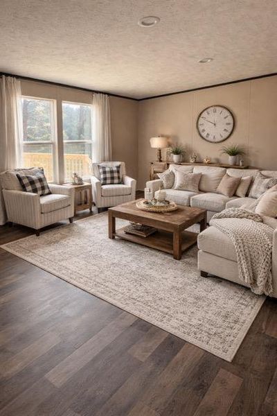 Furnished interior view inside a new home in , Trion (Image 4).