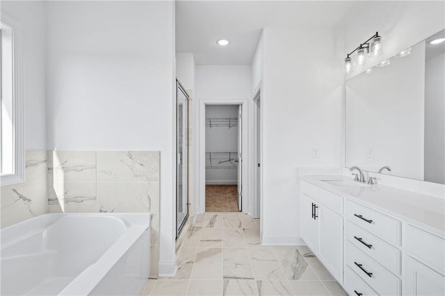 Furnished interior view inside a new home in , Buford (Image 12).