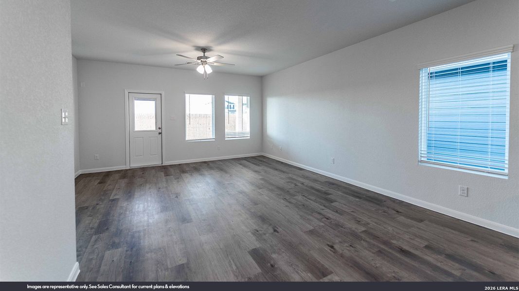 Spacious, unfurnished interior of a new home in Katzer Ranch, Converse (Image 10).