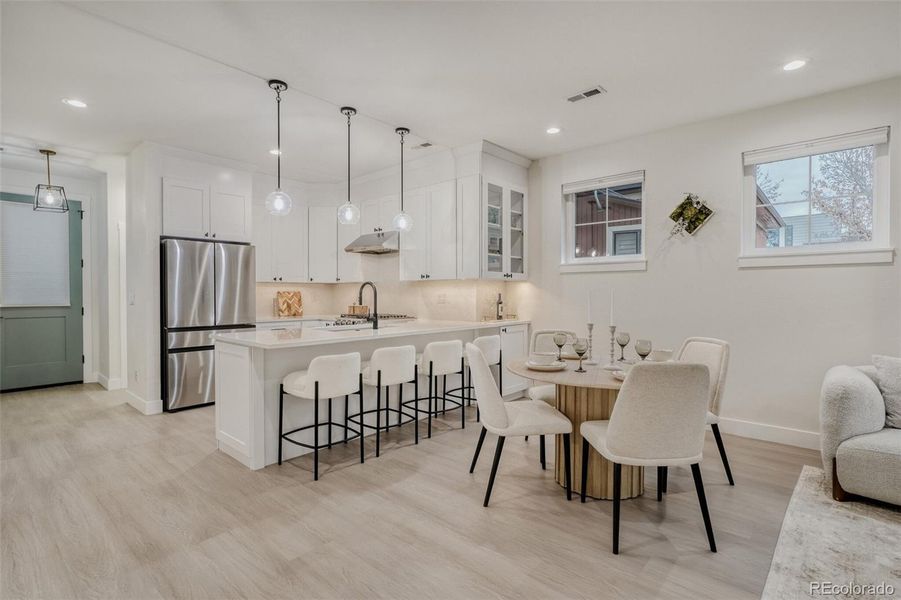 Furnished interior view inside a new home in , Denver (Image 5).