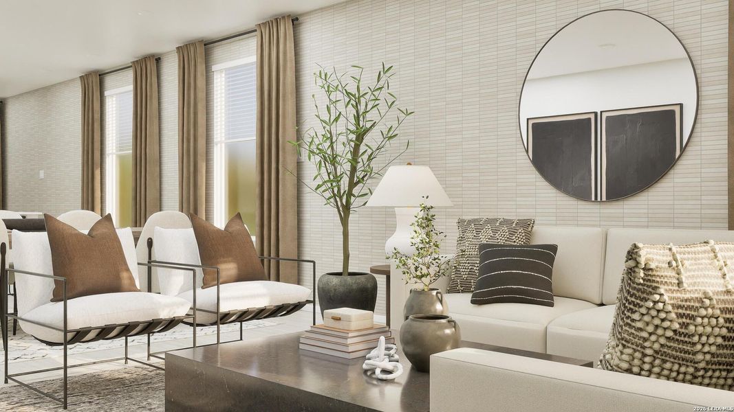 Furnished interior view inside a new home in Grace Valley, Marion (Image 42).